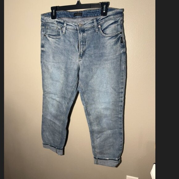 Silver Jeans Pants - Silver Boyfriend style Jeans